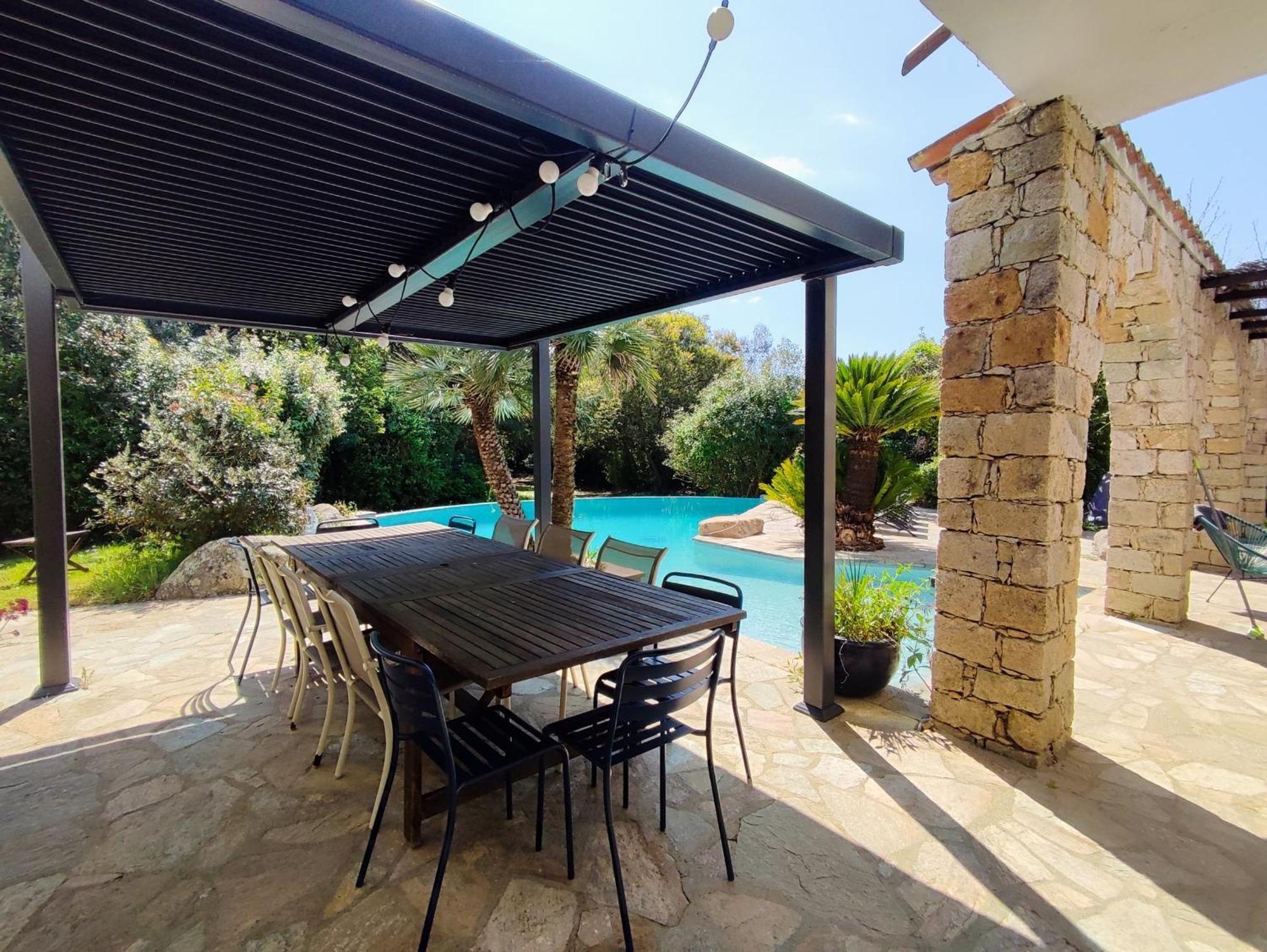 Villa A Casa Di Ficu A 14Kms D'Ajaccio Et Des Plages Avec Piscine Jacuzzi Petanque Sans Vis A Vis Peri Exterior photo